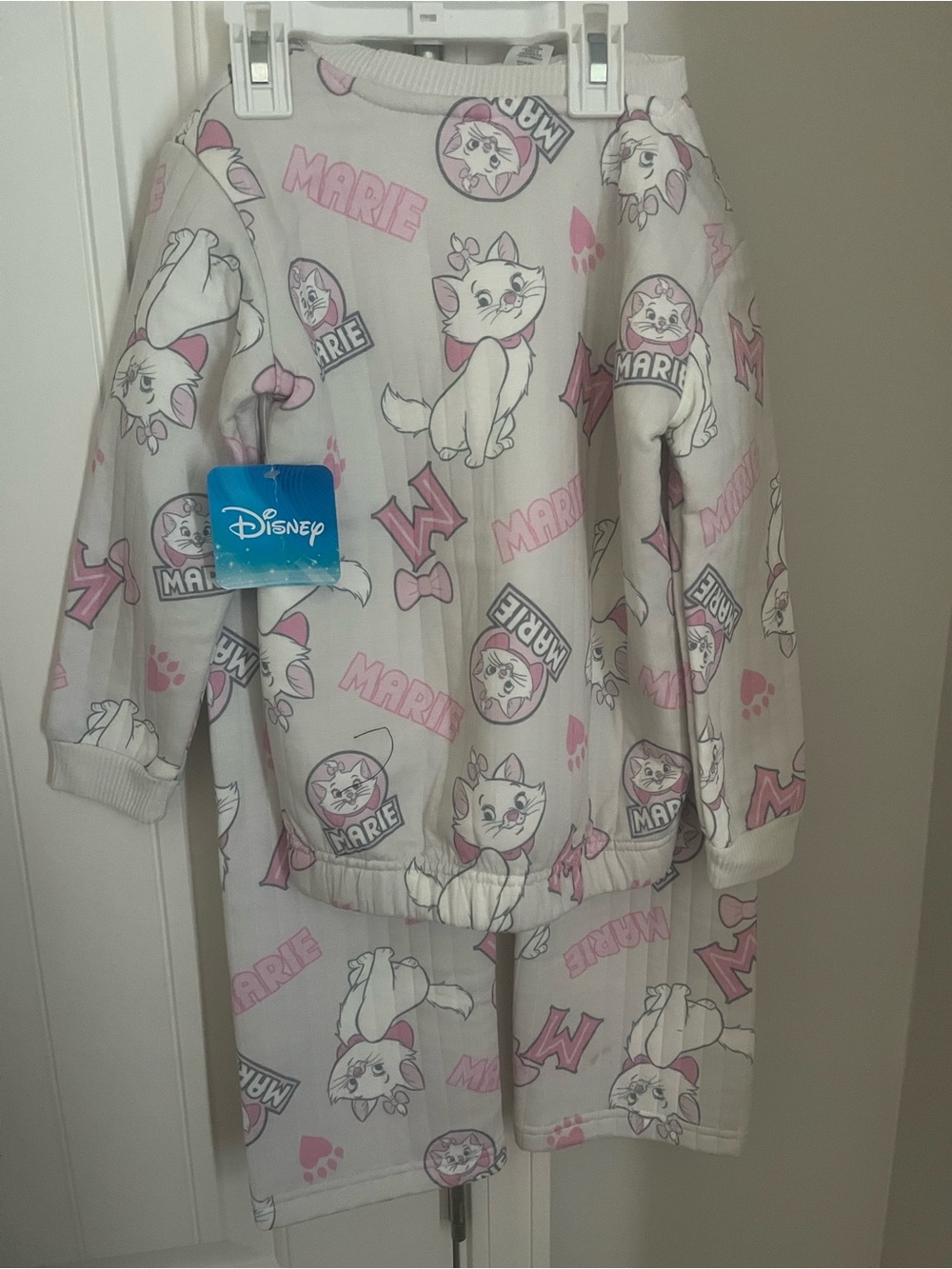 Disney Kids' Marie Pink and Cream Set